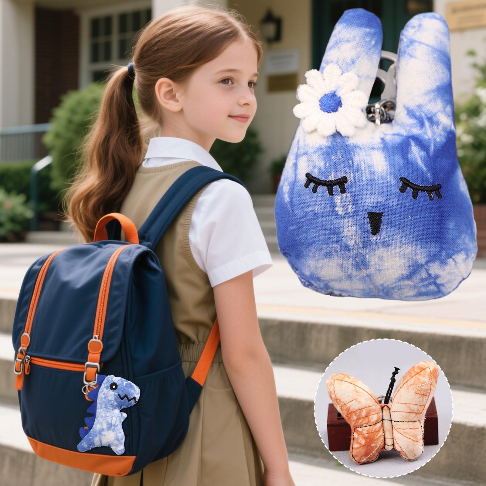 Women Bags Collection - LLavero de peluche de dinosaurio, mochila