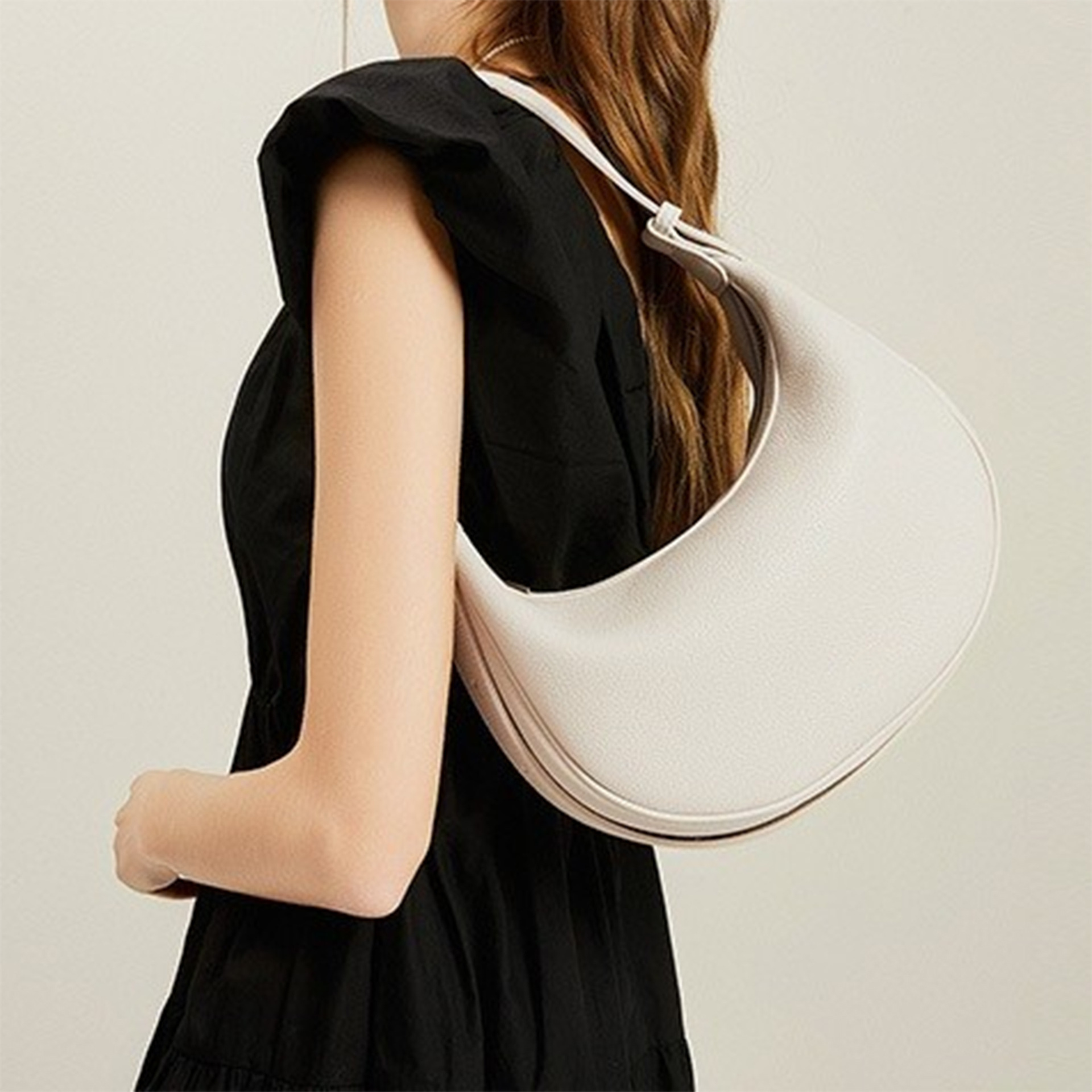 Bolso de Hombro de Cuero PU Ma - Half Moon Crescent reseña y precio