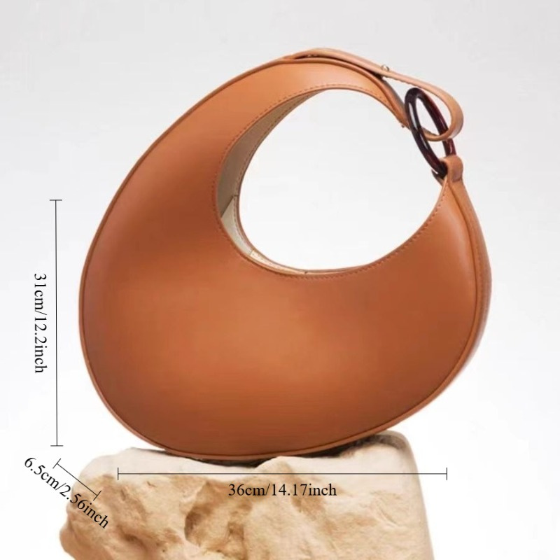 1PCS Bolso de Hombro en Forma  - Half Moon Crescent reseña y precio