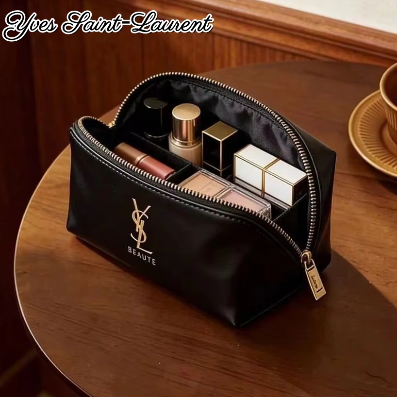 Bolsa de cosméticos YSL de gra - Women Bags Ysl reseña y precio