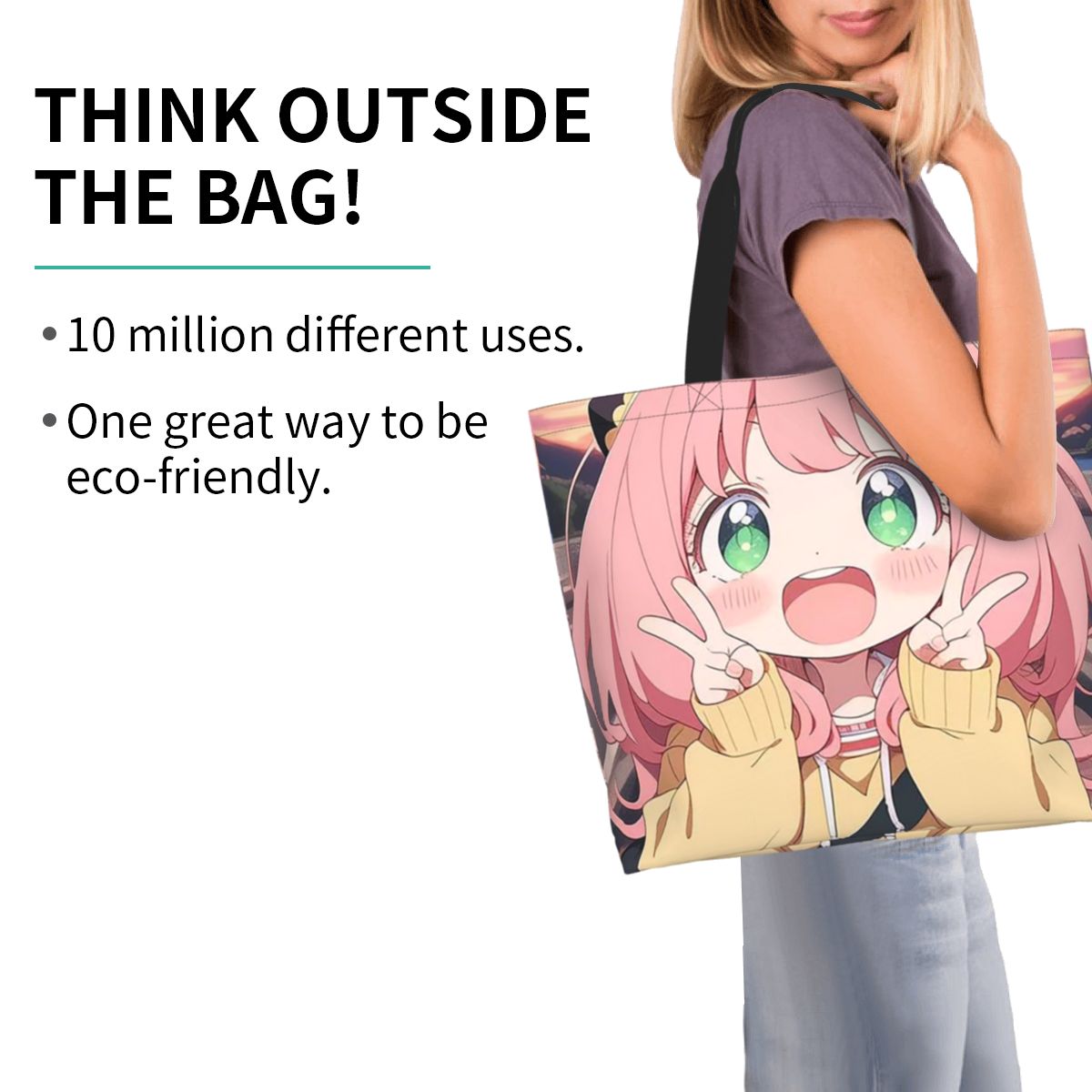 Bolso de compras Spy X Family  - Women X Bags reseña y precio