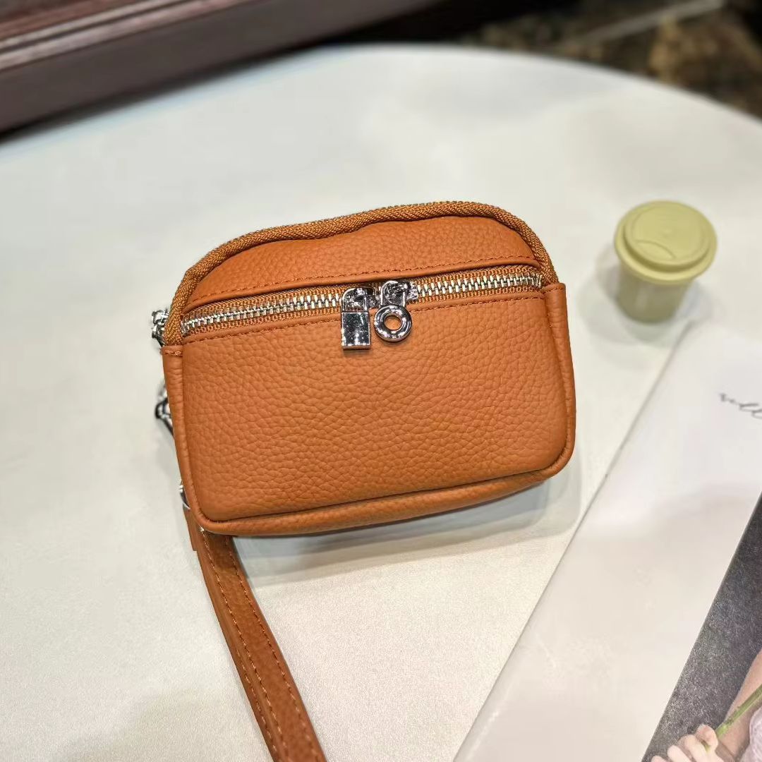 Tarjetero de Cuero Genuino con - Women'S Bags Top 10 reseña y precio