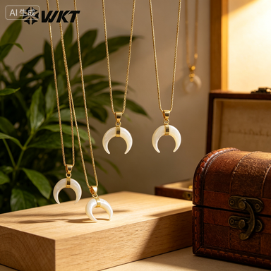 WT-JN147 Collar de media luna  - Half Moon Crescent reseña y precio
