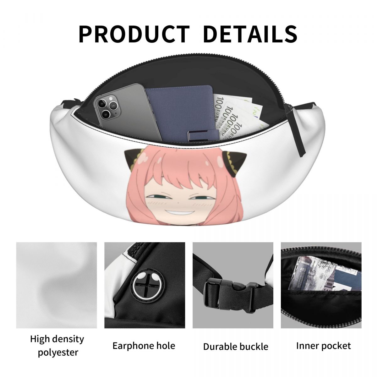 Riñonera cruzada Anya Forger S - Women X Bags reseña y precio