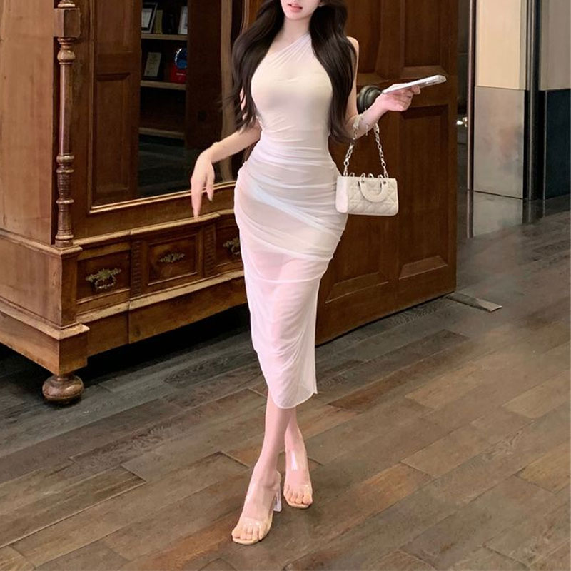 Elegante Vestido Midi de Gasa  - Women X Bags reseña y precio