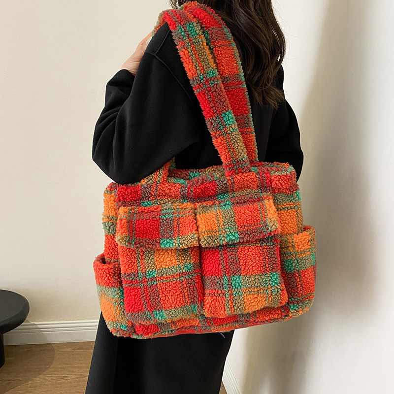 Bolsos de mano de lana de cord - Women Handheld Bags reseña y precio