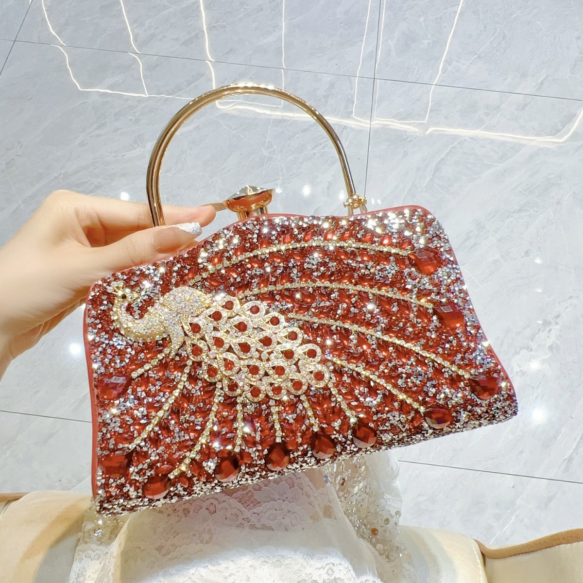 Nuevo bolso completo de diaman - Women Handheld Bags reseña y precio