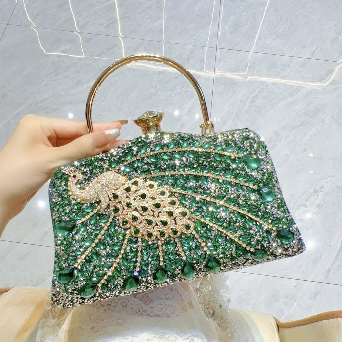 Nuevo bolso completo de diaman - Women Handheld Bags reseña y precio