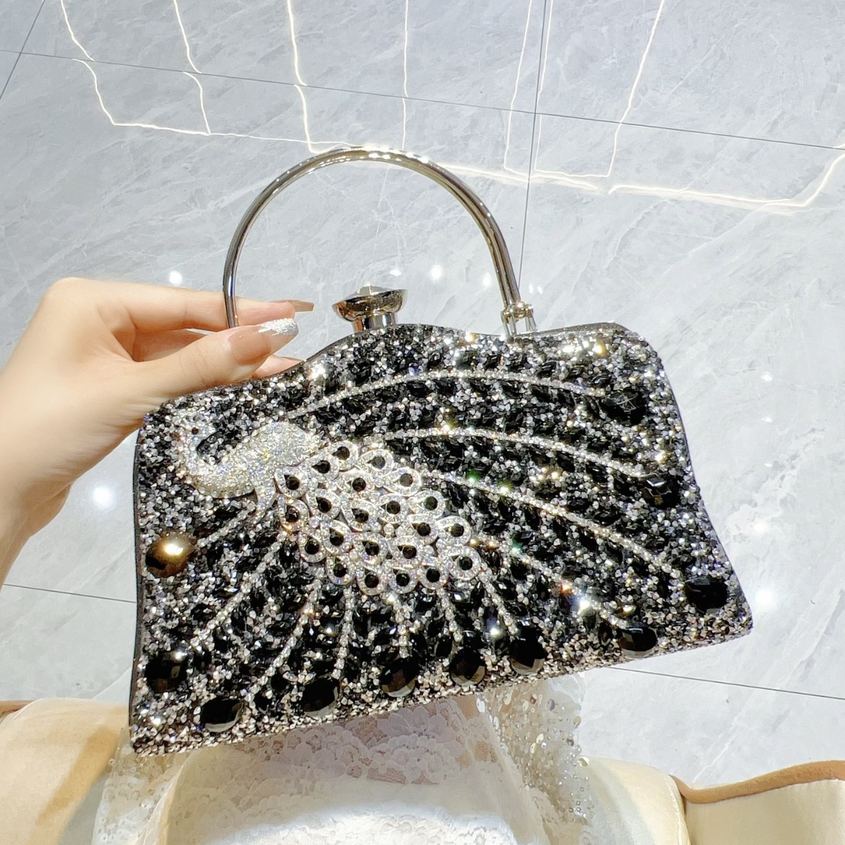 Nuevo bolso completo de diaman - Women Handheld Bags reseña y precio