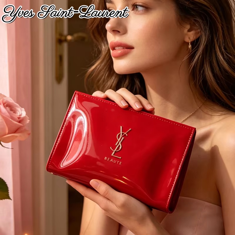 Bolsa de cosméticos con cremal - Women Bags Ysl reseña y precio