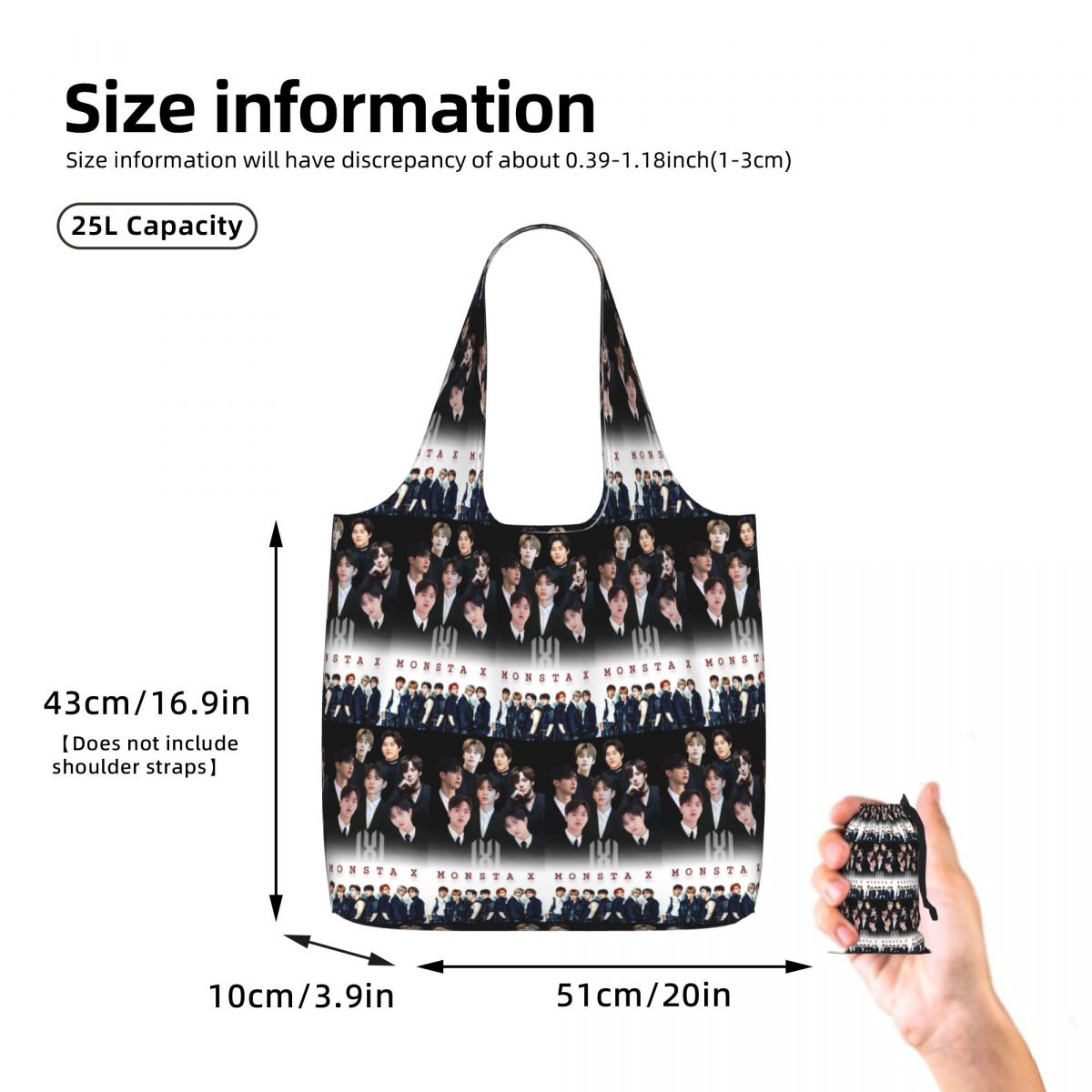 Bolsa de Compras Monsta X Kpop - Women X Bags reseña y precio