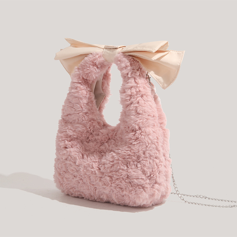 Bolso de Mano de Peluche con L - Women Bags Wholesale reseña y precio