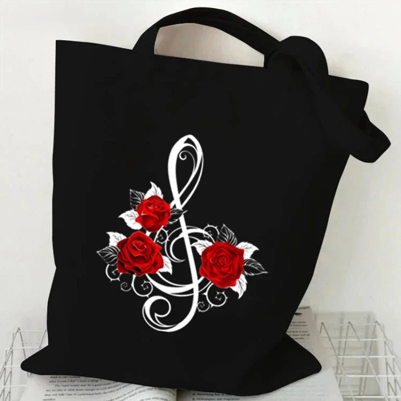 Bolso de lona con estampado de - Women Handheld Bags reseña y precio