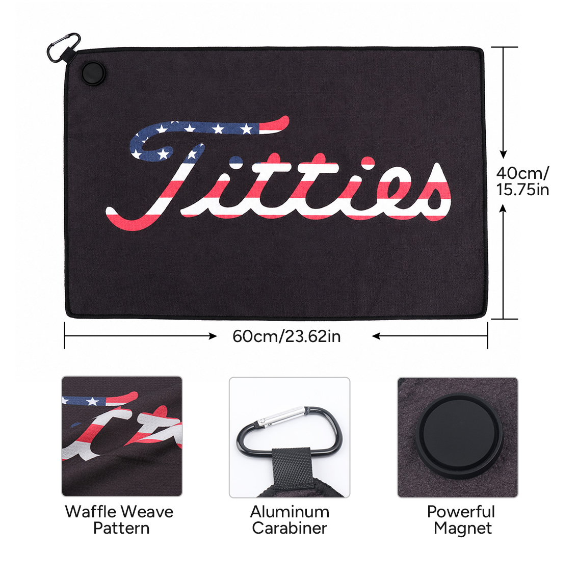 Toalla de golf magnética con l - Women X Bags reseña y precio