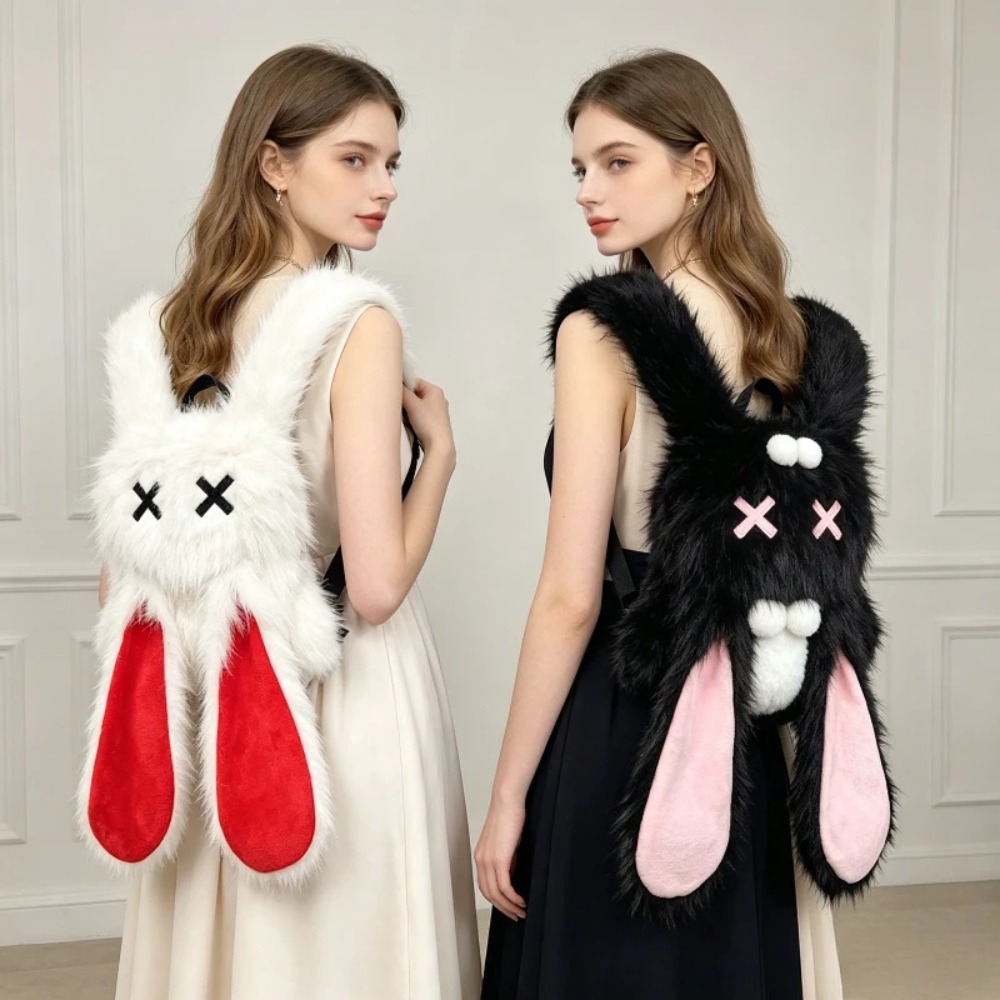 Mochila de Peluche Estilo Y2K  - Women X Bags reseña y precio