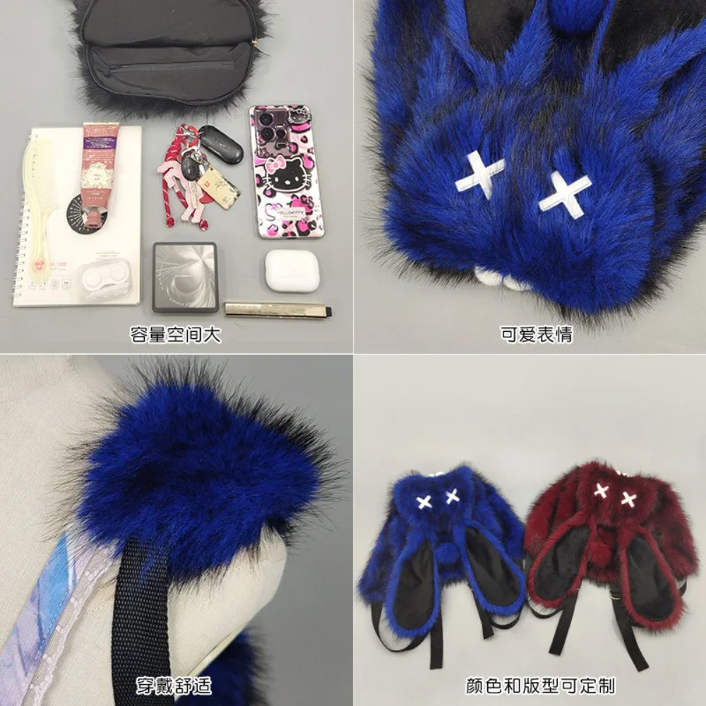 Mochila de Peluche Estilo Y2K  - Women X Bags reseña y precio