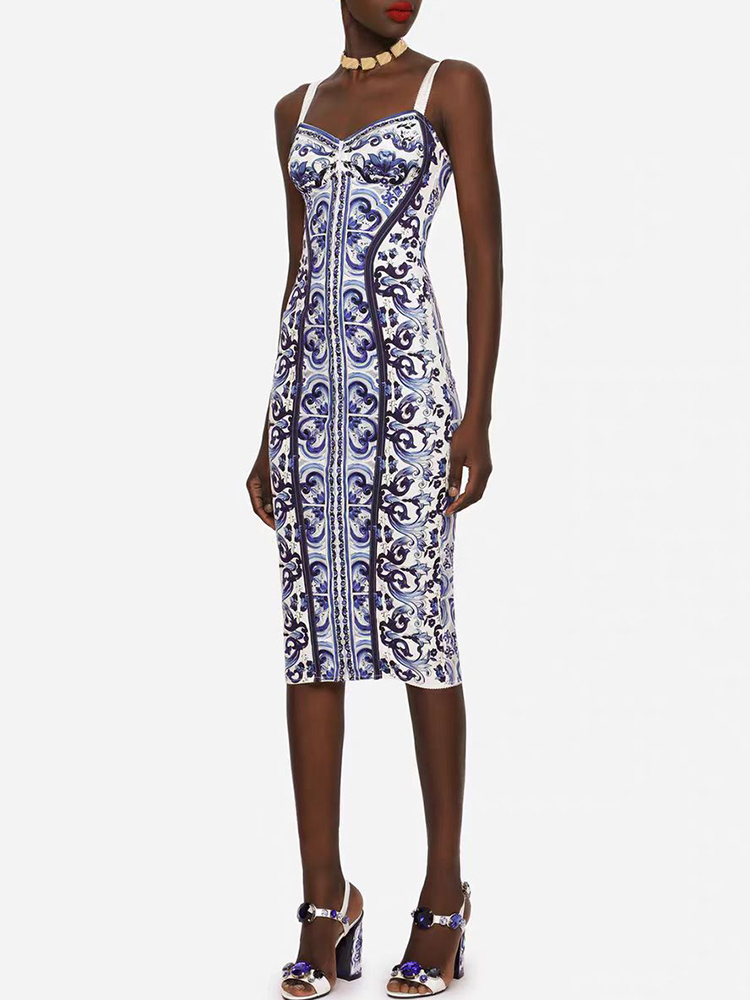 Vestido de tirantes con estamp - Women X Bags reseña y precio